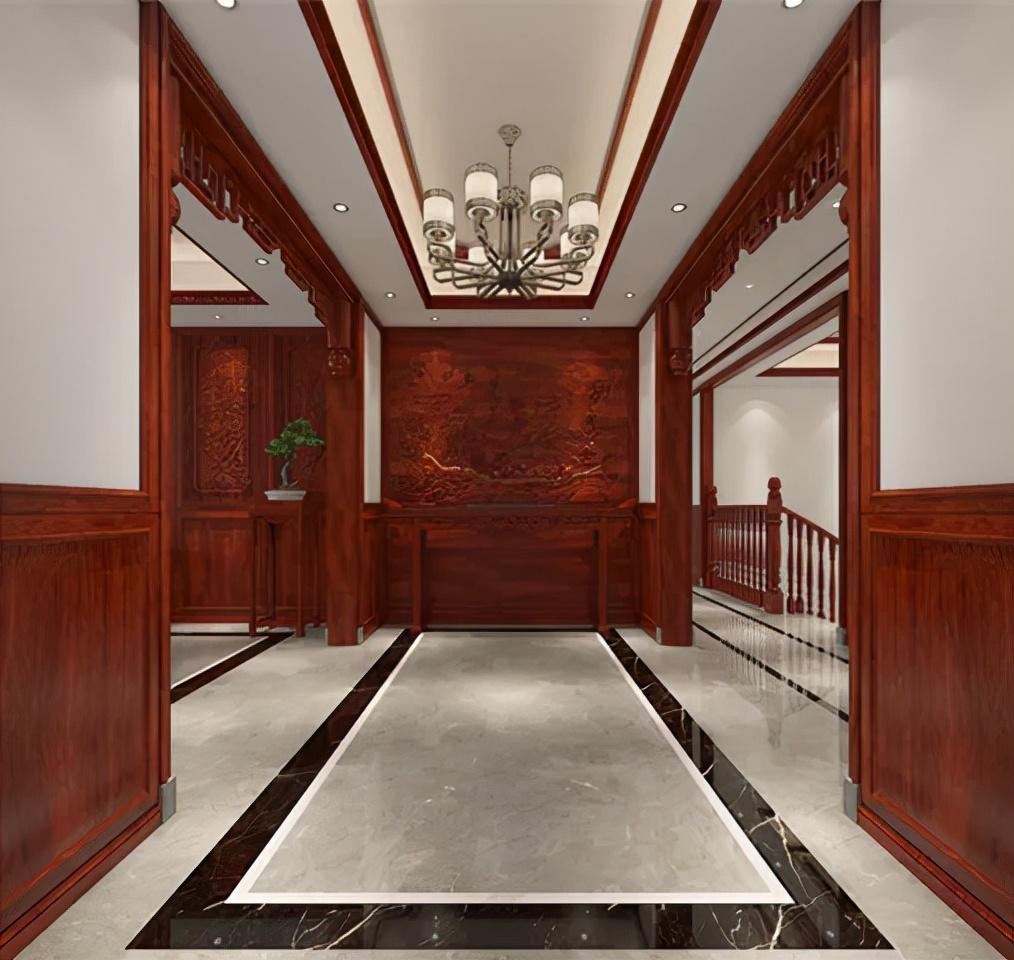 叠拼别墅装修，叠拼别墅装修多少钱（入户真的古典又烂漫）