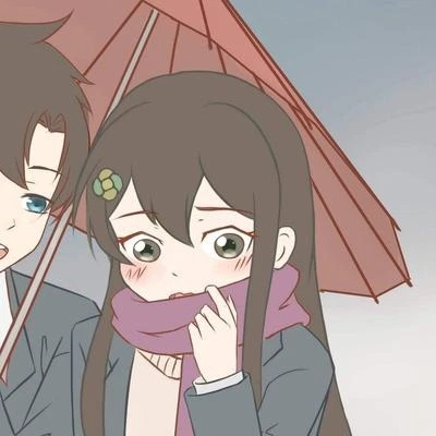 情侣头像动漫头像情头微信，情侣头像动漫头像情头（情侣头像：多庆幸我所贪念的）