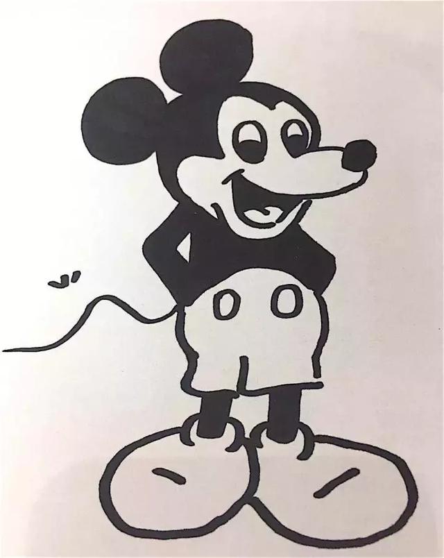 大耳朵图图简笔画，简笔画大耳朵图图简单画法（迪斯尼经典动画之米奇、米老鼠最简单的画法）