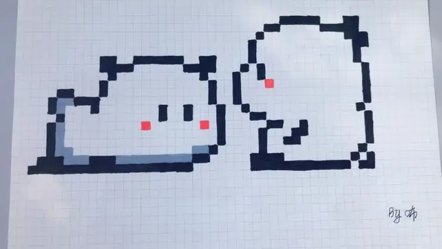粉色哒小猪皮杰，微信头像，粉色哒小猪皮杰（这么干净的像素画）