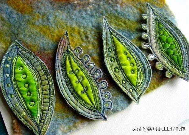 树叶的制作手工制作，如何制作幼儿园树叶手工作品（用各种材料制作的叶子）