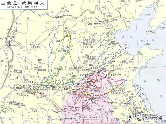 唐末藩镇割据图，唐代藩镇为什么会割据（唐朝用一个半世纪都无法根除藩镇割据）