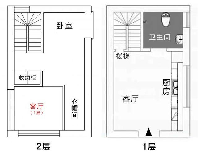 复式楼装修效果图小户型,复式楼装修效果图小户型图片(26㎡小户型,榨