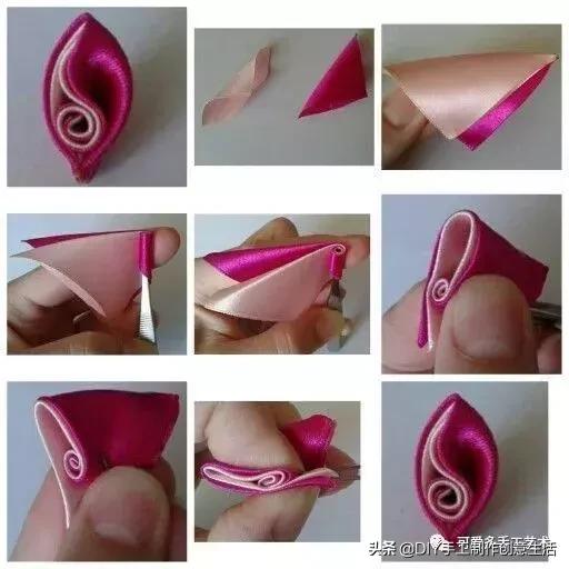 手工小魔盒制作方法，手工小魔盒制作方法步骤（丝带剪一段对折拼一拼）