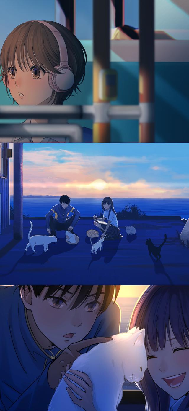 动漫照片，动漫照片男生霸气（分享一些好看的治愈系动漫插画壁纸图片）