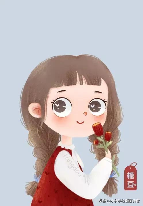 微信女生头像，微信女生头像背影（可可爱爱的卡通女生微信头像）