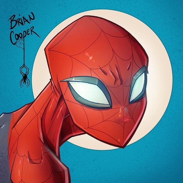 来画漫威漫画超级英雄，蜘蛛侠详细手绘教程（漫威超级英雄系列卡通头像）