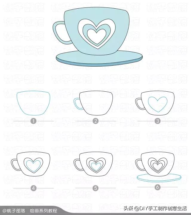 简笔画——书桌一角，图书室一角简笔画（简单又好玩的简笔画）