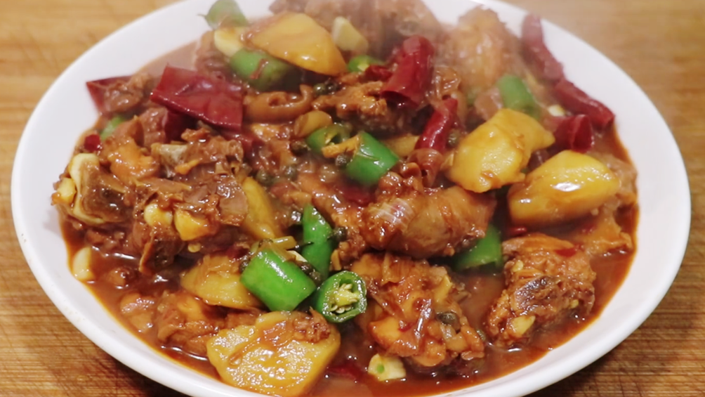 【大盤雞】做法步驟圖 詳解配方做法 好吃得停不下來-起舞食譜網