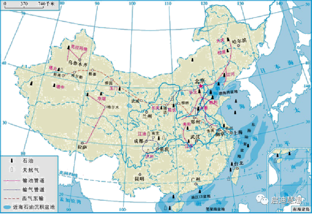 黄河长江地图，黄河长江地图路线全图（高清地图‖中国南北差异）