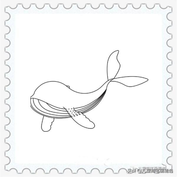 儿童简笔画海豚怎么画，儿童简笔画海豚怎么画图片（<Dolphin>的画法）