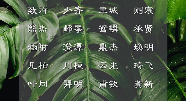 好听的古风名字男，独特好听的男古风名字（诗词里古色古香的男孩儿名字）