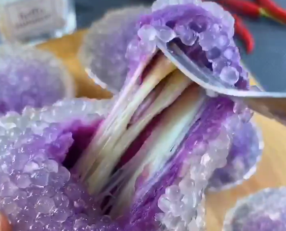 西米紫薯球的做法，西米紫薯球的做法大全（看起来像水晶一样舍不得吃的西米小丸子-嗨吃网）