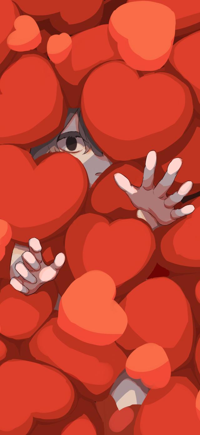 丧丧图片/如果可以今天也要开心一点，看上去开心其实丧的图片（高清动漫插画壁纸，虽丧但有趣）