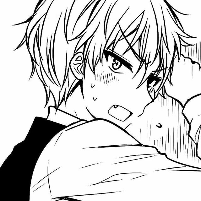 “网络男神”黑白动漫男头，微信头像，“网络男神”黑白动漫男头（“没点帅气刷不到的黑白动漫男头”）