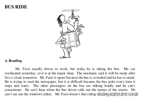 乘客用英语怎么说，乘客英语怎么读（英语原版阅读：Bus）