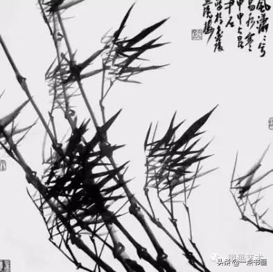 国画竹子的画法，水墨竹子的画法（国画教程——怎样画竹<提高篇）