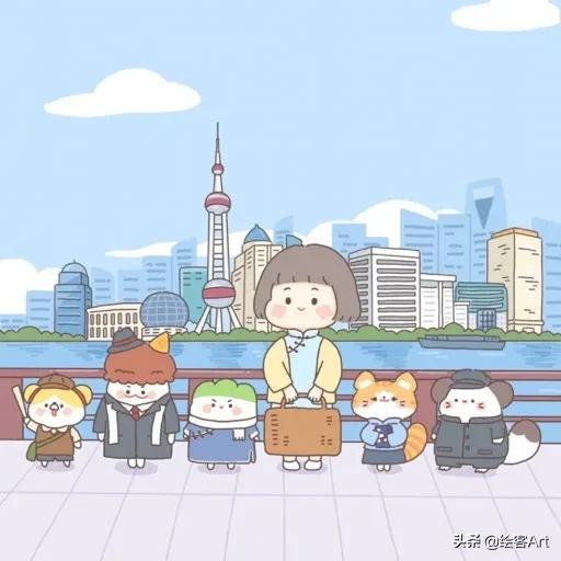 抖音最火可爱简笔画，抖音最火的简笔画（简笔画大佬成团可爱联萌）