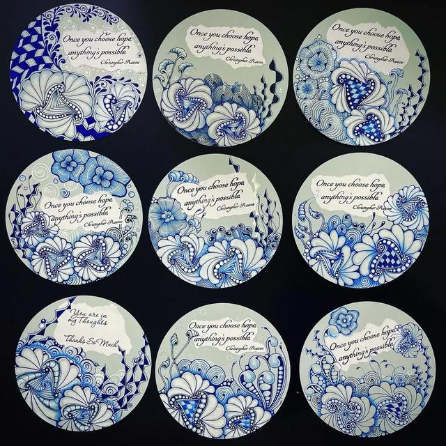 用圆规画出的精美图案，怎样用圆规画好看的图案（画出简单有创意的装饰禅绕画）