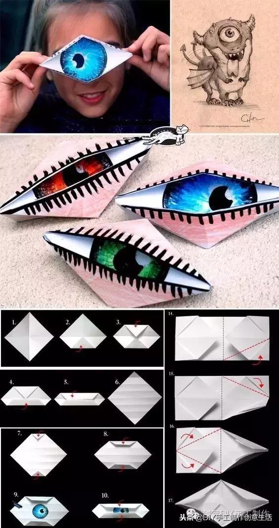 折纸手工制作大全，简单又漂亮的手工折纸（4款又有创意又好玩的折纸）
