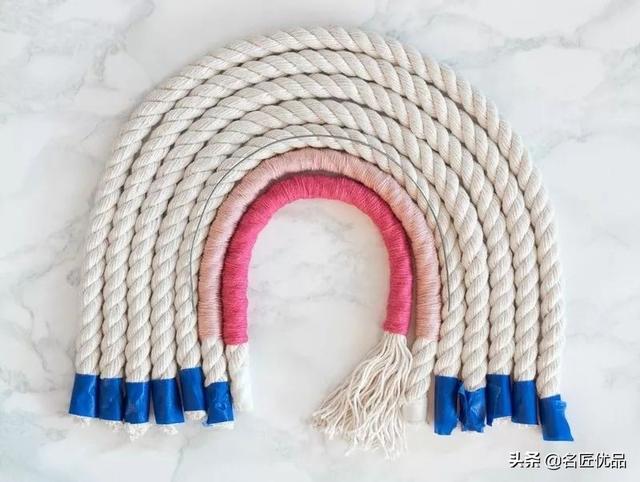 手工编织挂毯，挂毯编织教程（做一款彩虹挂毯）