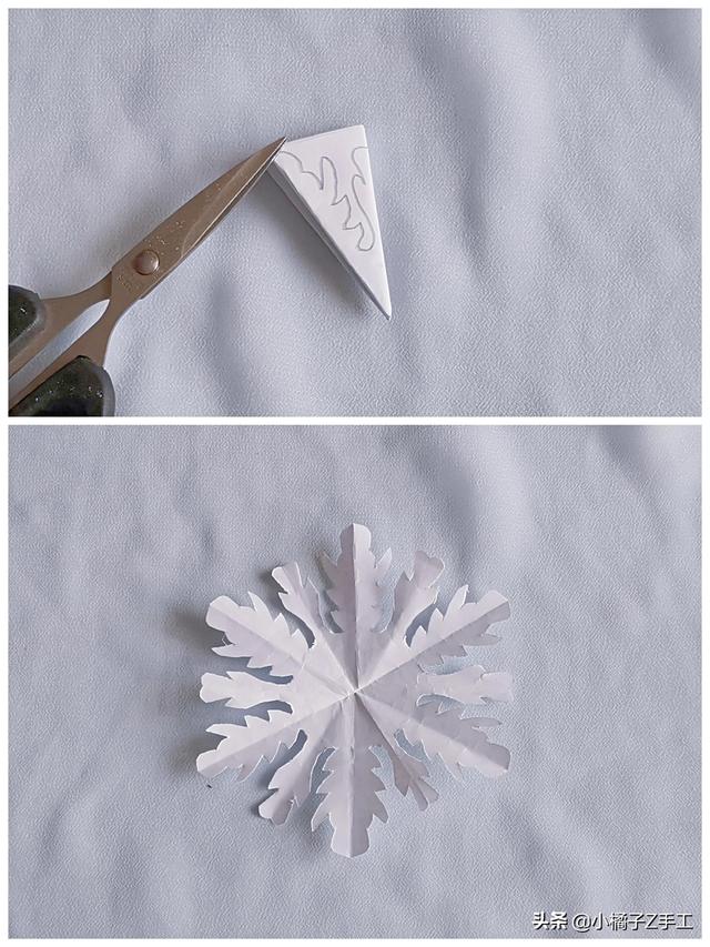 雪花剪纸教程，雪花剪纸教程简单（分享五款简单的雪花剪纸教程及图案）