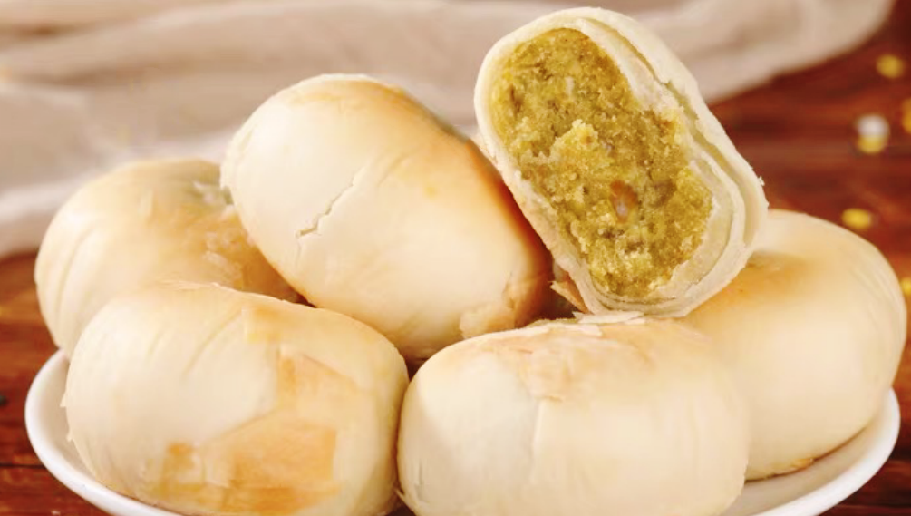 图片[1]-【绿豆饼】做法步骤图 酥到掉渣 做法超级简单-起舞食谱网