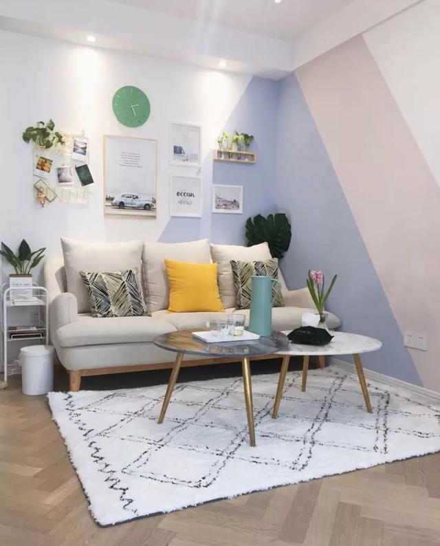 如何选择墙面漆颜色，一面墙刷多种颜色