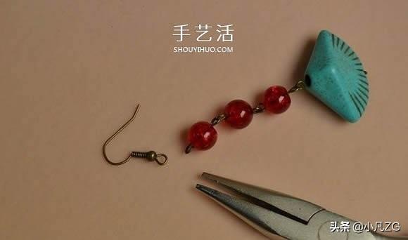如何做贝壳饰品，如何做贝壳手工艺品（复古风格绿松石贝壳耳环的DIY制作图解教程）
