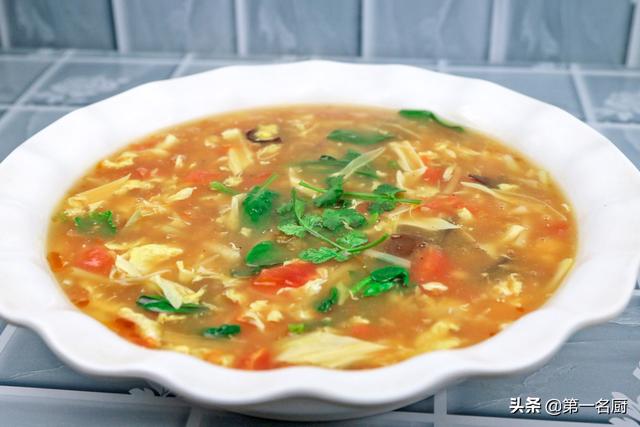 酸辣鸡蛋汤的做法，鸡蛋酸辣汤的家常做法（看看大厨都用的啥配料）