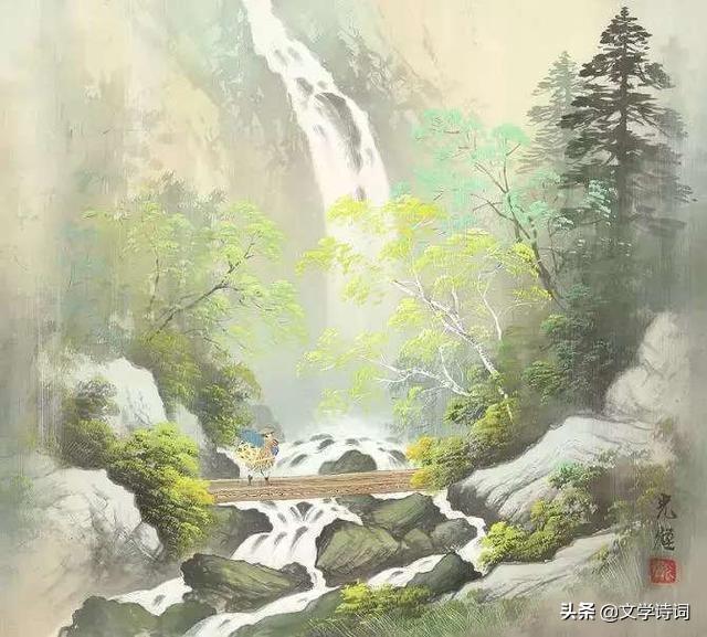 画古诗王维，一年级上册