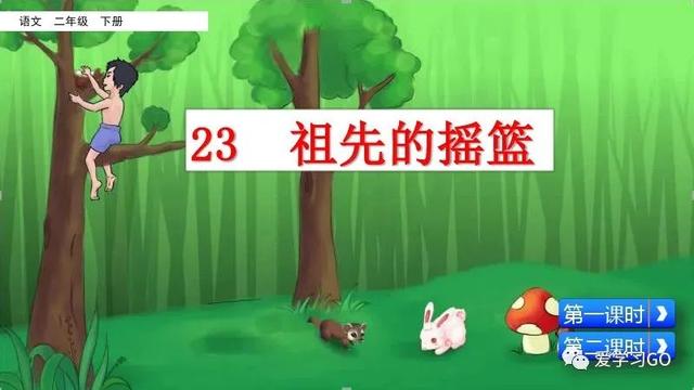 赛跑的拼音，赛跑的拼音怎么读（部编版二年级下册第23课《祖先的摇篮》知识点+图文讲解）