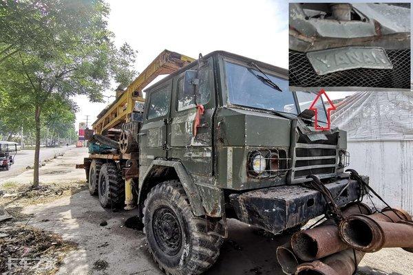 延安工程机械 延安SX250军车底盘+工程钻机上装，连老司机也不一定见过它