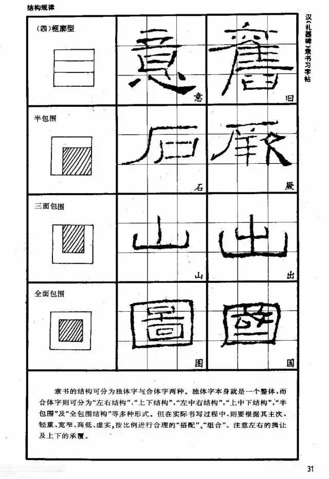 隶书的写法和技巧，两三笔就教你写活隶书