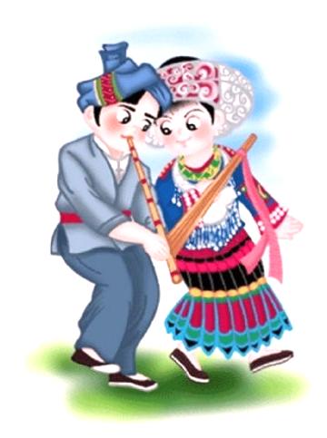 56个民族服饰图片大全，56个民族服装图片（五十六个民族精美人物服饰造型插画）