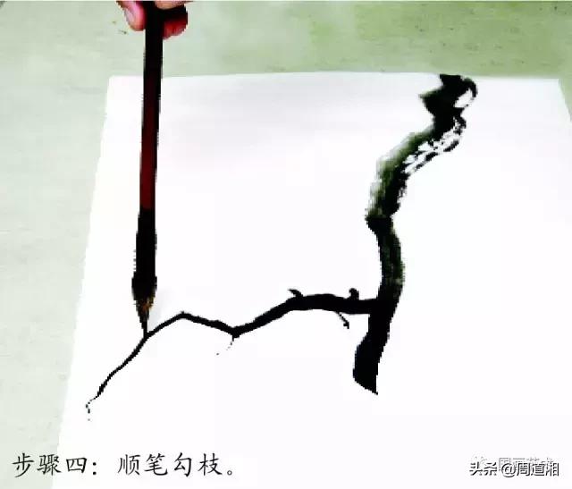 梅花13怎么手绘画，教梅花13怎么画（国画入门教程——梅花的画法）