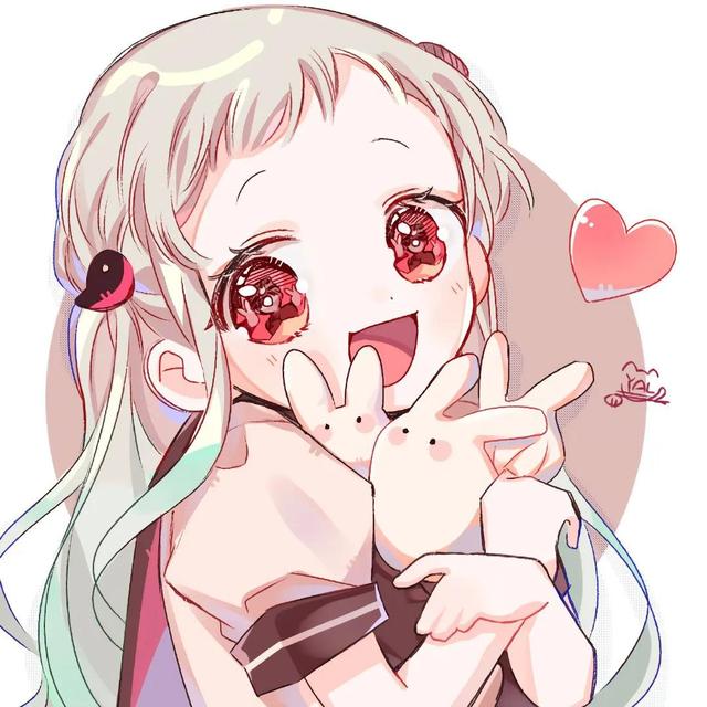 可爱的卡通人物图片 萌少女(可爱到爆炸的卡通人物背景头像手绘插画