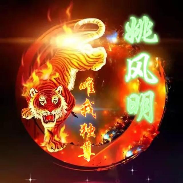 卡通老虎图片，虎（霸气虎全名微信头像：唯我独尊）