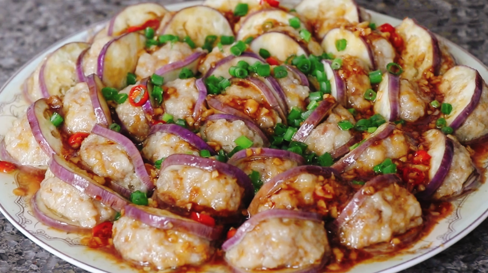 图片[7]-【香辣蒸茄盒】做法步骤图 一次做一大盘 全家人抢着吃撑了-起舞食谱网