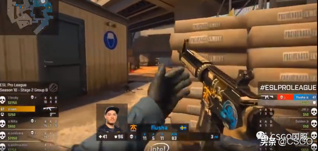 csgo职业比赛eco局五把沙鹰，CSGO职业哥的皮肤大赏
