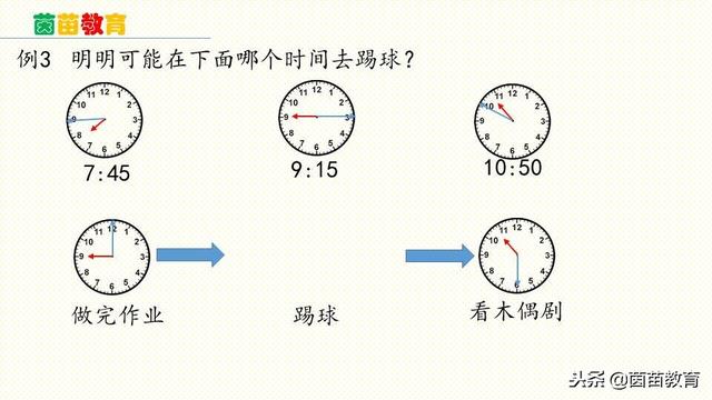 孩子不会算时间的题目，家长可以这样做！