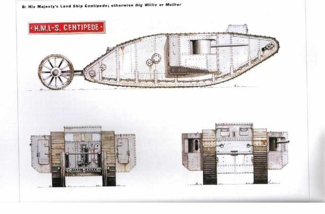 马克1型坦克透明版动画，马克1型坦克
