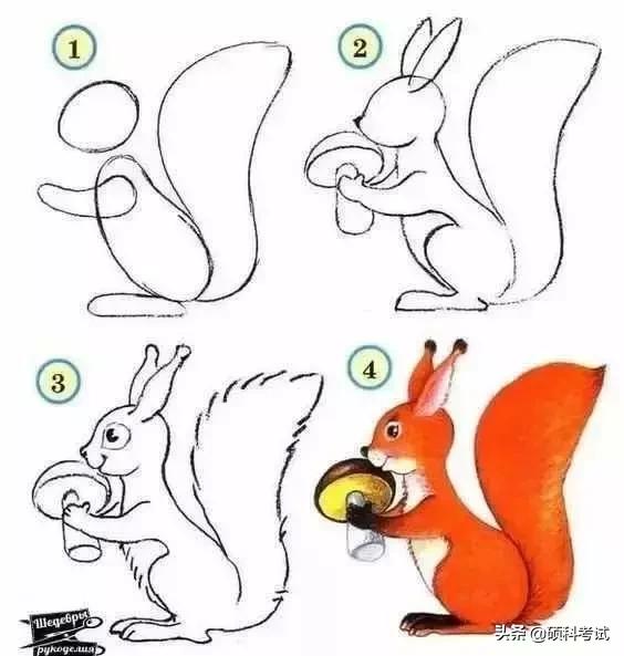 儿童的简笔画简单又好看，孩子们最爱的简笔画