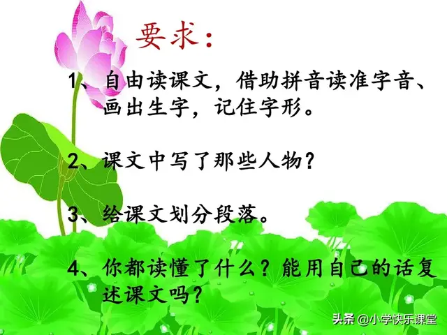 一什么荷叶一什么凉伞，荷叶是小雨的凉伞（小学部编版一年级下册语文课文13《荷叶圆圆》图文解读+知识点）