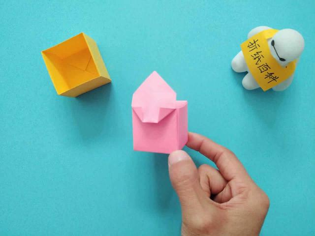 折纸盒子的折法最简单，（折纸教程怎样折一个漂亮的盒子（可爱的双层抽屉收纳盒折纸）