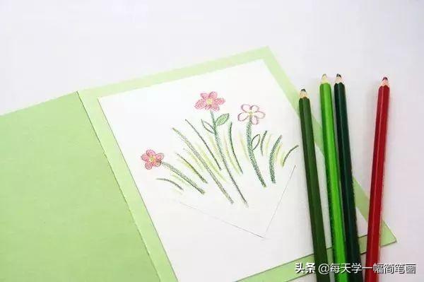 简笔画之棒棒糖的画法，棒棒糖简笔画超简单（情人节、母亲节、儿童节、教师节都可以用的简笔手工贺卡美到爆）