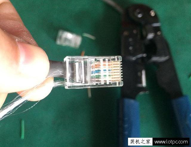 网线水晶头接线顺序图，网线水晶头接法顺序口诀（电脑网线水晶头接法图解教程）