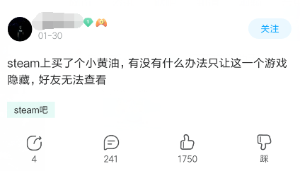 steam怎么隐藏自己在玩什么，steam怎么隐藏自己玩过什么（如何不让好友发现你在玩小黄油）