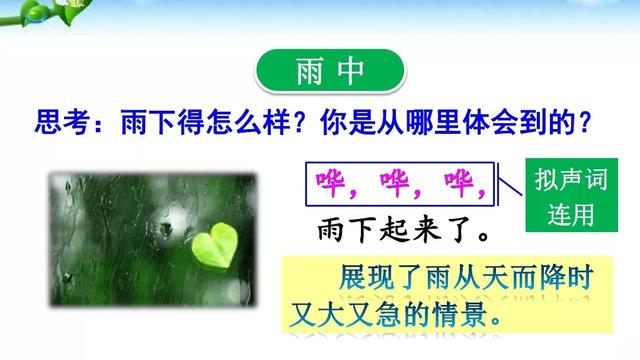 雷雨课文原文，雷雨课文原文（雷雨（二语下第16课《雷雨》课堂实录+笔记+知识梳理+课后练习+答案）