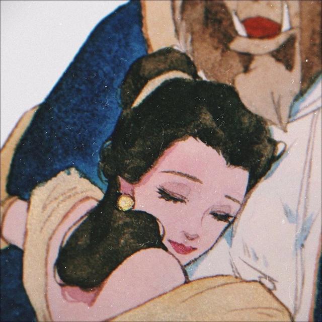 迪士尼在逃公主小熊系列情头，微信头像，迪士尼在逃公主小熊系列情头（好喜欢这个画风好好看）